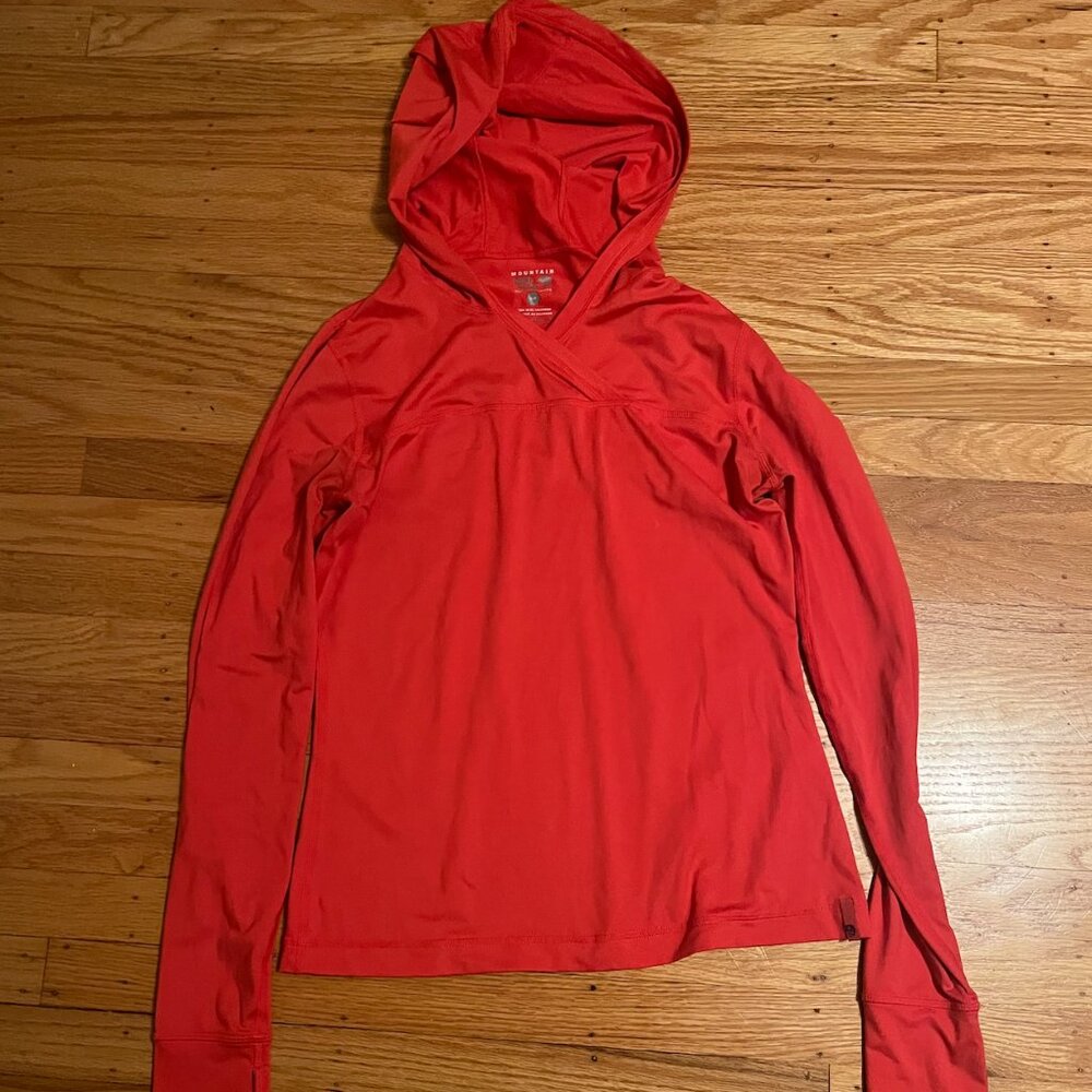 Mountain Hardwear Small Coral Hooded Shirt